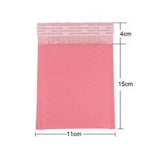 진주 필름 버블 패딩 봉투 100 개 선물 책 잡지 우편물 가방 셀프 씰 핑크, 03 11x15cn-100pcs