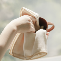 소창행주 3겹 수건 진짜 강화도 순면 원단 정련 바리스타 카페 와입스 무형광 기본에티슈, 소창수건 3겹-1장
