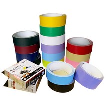 플로엠 제본 테이프 50mm x 10M 하늘, 50개