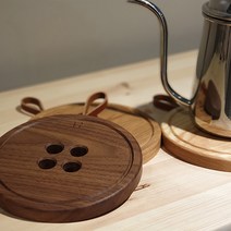 혁이우드 원목(에쉬 화이트오크 월넛) 냄비받침 나무냄비받침대 주방용품 인테리어, 3.오크(기본형)