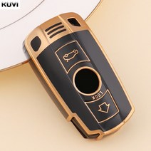 자동차 키 케이스 키링 키홀더 차량용 스마트키 TPU 원격 커버 셸 BMW E90 E60 E70 E87 3 5 6 시리즈 M3 M5 X1 X5 X6 Z4 E71 E72 E88 E, 01 Black only case