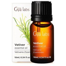 Gya Labs Vetiver Essential Oil 가이 랩스 베티버 에센셜 오일 0.34Floz(10ml), 1개