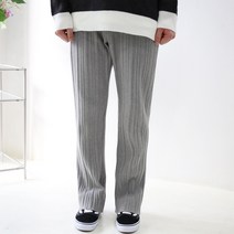 엠클로 남자 데일리 롱 와이드 울 플리츠 스판 밴딩팬츠 남여공용 (3color)