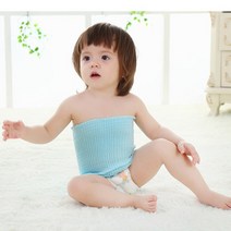 아기 배앓이방지 유아 배밀이 배가리개 2p세트 저자극 스판 체온유지