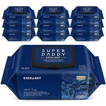 슈퍼대디 NEW 엑설런트 겨울에디션 캡형 70매 10팩 82g