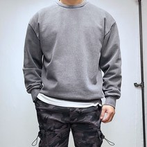 남녀공용 오버핏 알레스카 피그먼트 맨투맨 3컬러