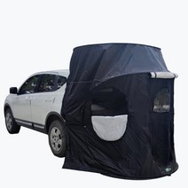 car Rear Roof 야외 장비 캠핑 텐트 canopy tail ledger 피크닉 awning without window for porsche audi bmw for suv, 4-창문이 있는