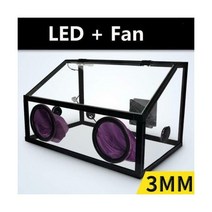 3mm 풀밀폐 전동연마대 광택기 더스트박스 아크릴커버 220V
