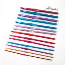 [정글스튜디오] 알루미늄 모사용 코바늘 14종 2.0mm ~ 10mm 뜨개실 재료 DIY, 6.0MM