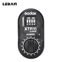 무선 동조기 카메라 촬영 조명 Godox xtr-16 2.4g 원격 제어 플래시 수신기