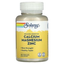 (아이허브) 솔라레이 Calcium Magnesium Zinc 100 VegCaps 빠른직구