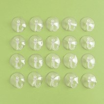 압착고무 큐방 고리 20p 화장실 유리 흡착판고리 50mm, 상세 참조, 상세 참조