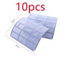 에어컨 청소키트 벽걸이 시스템에어컨 청소도구 10 pcs cuttable 필터 종이 정화 안티 먼지 그물 공기 청정기 먼지 필터 부품, 보라색, 협력사