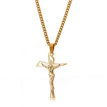 십자가 목걸이 십자목걸이 명품십자가 스테인레스 스틸 기독교 예수 십자가 목걸이 여성 남성 체인 종교 펜