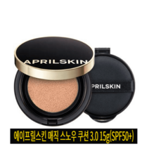 에이프릴스킨 매직 스노우 쿠션 본품+리필 세트, 내추럴베이지