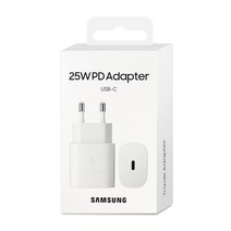 삼성전자 [삼성전자] 25W PD3.0 Type-C 초고속 충전기 (케이블 미포함) EP-TA800N, 02)25W EP-TA800N(미포)(화이트), 1개