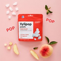동국제약 자일리팝 복숭아향, 40g, 4개