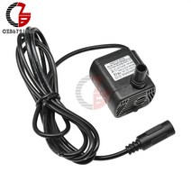 5.5V-12V 3W DC 잠수정 워터 펌프 IP68 방수 열 모터 200L/H 0.4-1.5M 수족관 분수 물고기, 01 12V