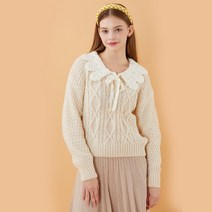 [22 신상] 니트레이스카라 케이블 풀오버 (TFUCY2952)