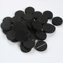 ZZJJC 가구 매트 바닥보호매트 도톰한 자가 부착 친환경 소파 벤치 식탁 의자 받침대, 원형지름3cm/32매입, 32개