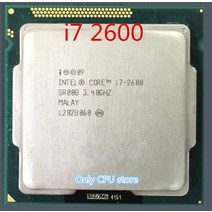 기존 인텔 I7 2600 CPU 프로세서 쿼드 코어 3.4Ghz L3 = 8M 95W 소켓 LGA 1155 데스크탑 CPU i7-2600 (100% 작동)