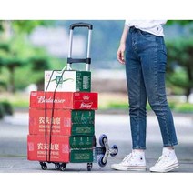 계단카트 핸드카 리프트 카트 구르마 장애인을위한, TPR 사일런트 클라이밍 휠 + 4륜 + 로프