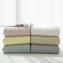 7미리 줄누비 순면 워싱 피그먼트 킹사이즈 이불겸패드 라지킹 이스턴킹 패밀리패드, 민트