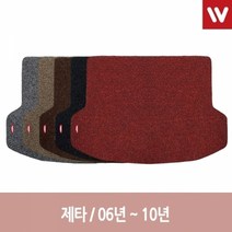 자동차 단층 코일 트렁크 매트 제타 차량 차 차량용, 쿠팡 상품판매 블랙