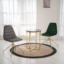 [천삼백케이] [스마트쇼핑 25시] DT025 테이블 미팅 원형, DT025-블랙