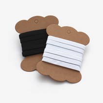 탄력고무줄 컬러고무줄 메탈고무줄 허리 벨트 고무줄 고무줄끼우개, 8mm_블랙, 01. 탄력 고무줄