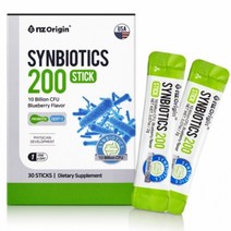 엔젯오리진 신바이오틱스 200스틱 30포 3박스 SYNBIOTICS 17종 유산균 식약처인증 미국직수입 블루베리맛