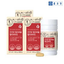 종근당 닥터굿스 간건강 밀크씨슬 멀티비타민 60정, 3박스