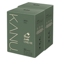 카누 디카페인 라떼 스틱커피, 2개, 30개