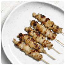 [올계] 유기농 닭 껍질 꼬치 (냉동) 250g