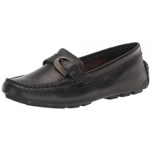 락포트 여성용 베이뷰 립 로퍼 플랫 바닐라 가죽 6.5 Wide