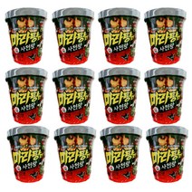 사천왕 마라탕면 100g x 12개 중식매운컵라면 사무실탕비실간식 야식, 1개