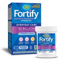 Nature’s Way Fortify Women’s Probiotic 30 Billion Live Cultures 11 Strains Prebiotic 30 Capsules, 1, 상세참조, -