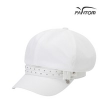 팬텀 골프 fantom여성 돔 스터드 더블라인 헌팅캡 F221A1CP661_WH, 056, WH
