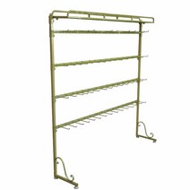 화장품 타공 철제 가판대 선반 진열대 판매대, 후크 40개 포함