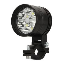 MovFlax 오토바이 Ebike LED 헤드라이트 1280V 60W 6000LM 6 자전거 운전 스팟 라이트 트럭 트레일러 자동차 보트용 (3가지 모드)
