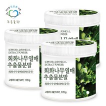 푸른들판 회화 나무 열매 추출 분말 가루 170gx3통, 상세설명 참조, 없음