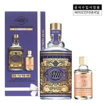 4711 플로럴 컬렉션 라일락 EDC 100ml + 아쿠아 콜로니아 화이트피치 앤 코리엔더 향수 8ml 세트, 1세트