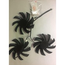 85mm 트리플 세트 사파이어 R9 270X 280X 290 290X Vapor-X OC 플래티넘 독성 기가바이트 GTX 1050 1060 1070 1080 G1 N과 같은 nVi