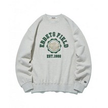 국내매장 정품 EBBETSFIELD 아치로고 에슬레틱 맨투맨 오트밀