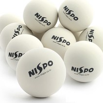 NISPO RST68 연식 정구공 테니스공 천연 라텍스 소프트볼 테니스 손재활운동