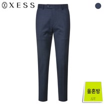 제스 울혼방 슬럽 체크텍스쳐 스트레치 수트팬츠 X0BSP1209