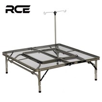 [로티] RCE 아이언 메쉬 접이식 캠핑 화로대 테이블