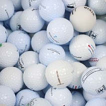 기타 화이트 일반 로스트볼 골프공 혼합 30알 세트, 단일 제품