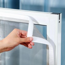안티 모기 스크린 플라이 커튼 매직 스크린 여름 보이지 않는 모기장 메쉬 공기 조절 유리 섬유 사용자 정의, grey blac, 80x120cm_grey blac