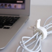 일본 화이트 간편 전선정리클립, 라지2개세트, 1개